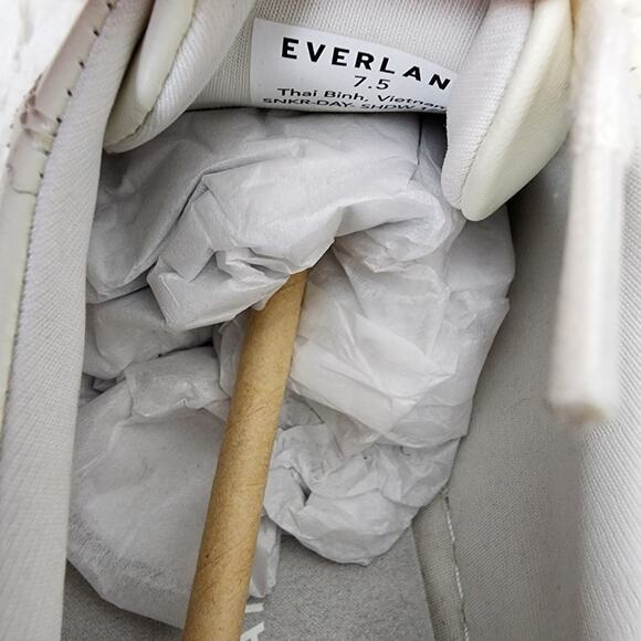 NEW Everlane The Day Sneaker White and Gray 7.5 - Picture 9 of 11
